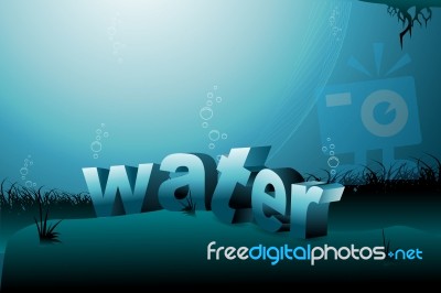 Water Background Stock Image