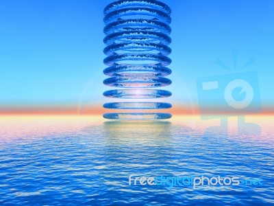 Water Circles Stock Image