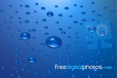 Water Drops Background Stock Image