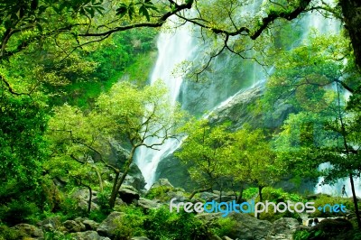 Water Fall In Thailand Stock Photo