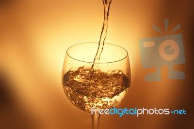 Water Glass Stock Photo