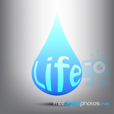 Water Is Life Stock Image