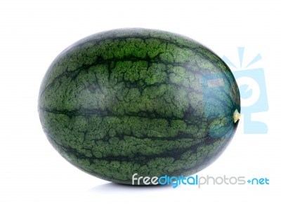 Water Melon Isolated On The White Background Stock Photo