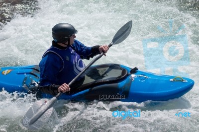 Water Sports At The Cardiff International White Water Centre Stock Photo