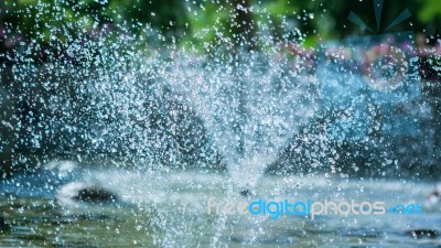 Water Spray Stock Photo