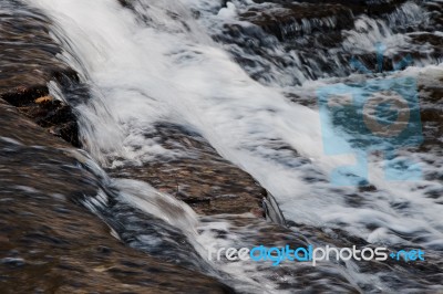 Waterfalls In Fall Stock Photo