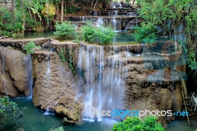 Waterfalls In Thailand Stock Photo