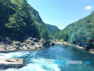 Waterfall,strbacki Buk Stock Image