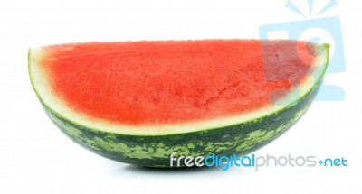 Watermelon Isolated On The White Background Stock Photo