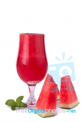 Watermelon Juice Stock Photo