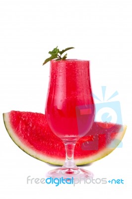 Watermelon Juice Stock Photo