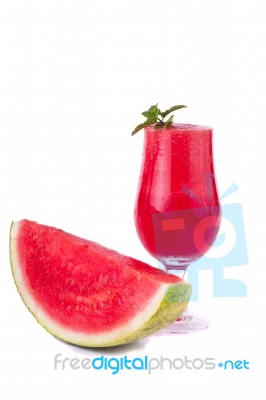 Watermelon Juice Stock Photo