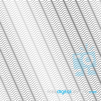 Wave Line Illusion Abstract Background Stock Image