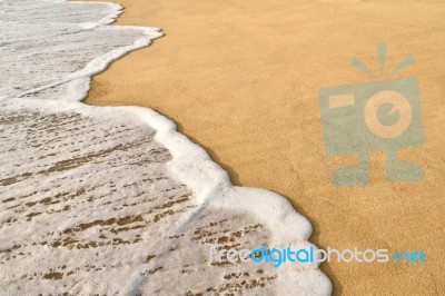 Wave Sand Stock Photo