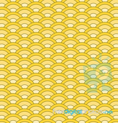 Waves Seamless Pattern Stock Image