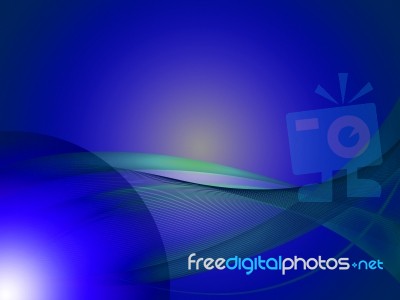 Wavy Blue Background Means Wavy Pattern Or Effect Stock Image