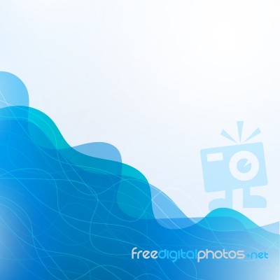 Wavy Geometric Background Stock Image