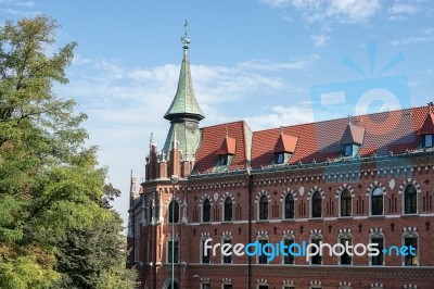 Wawel Cathedral In Krakow Poland Stock Photo