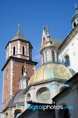 Wawel Cathedral In Krakow Poland Stock Photo