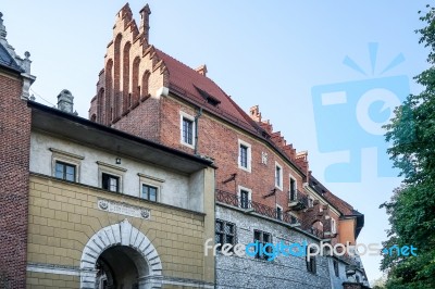 Wawel Cathedral In Krakow Poland Stock Photo