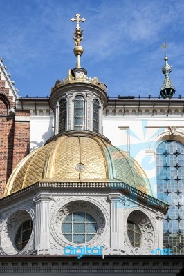 Wawel Cathedral In Krakow Poland Stock Photo