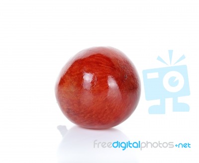 Wax Grape Isolated On The White Background Stock Photo