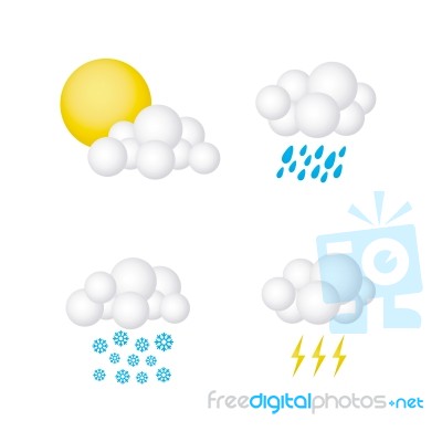 Weather Icon Stock Image