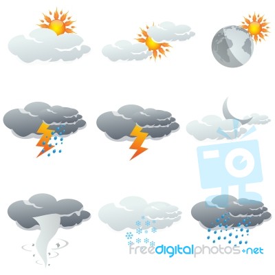 Weather Icon Stock Image