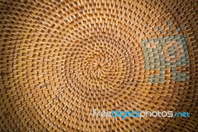 Weave Pattern  Rattan Background Stock Photo