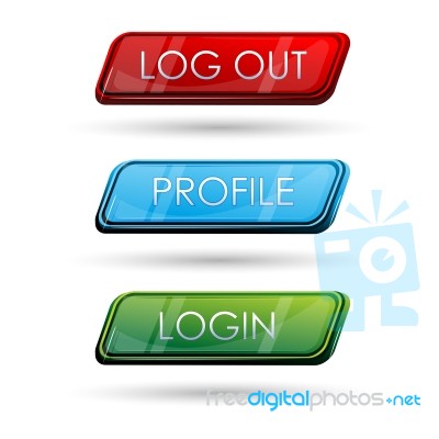 Web Icons Stock Image