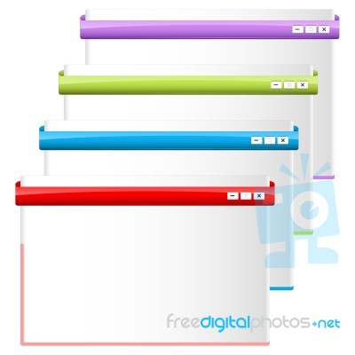 Web Pages Stock Image