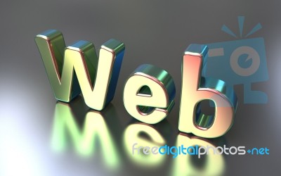 Web Reflect Stock Image