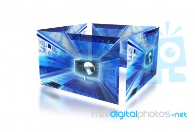 Web_box Stock Image