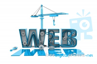 Website Construction Stock Image