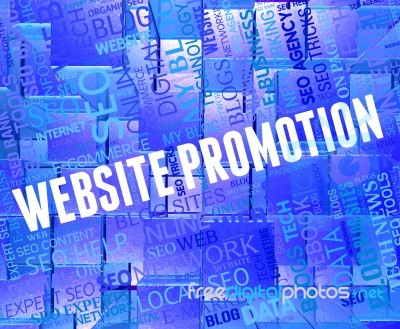 Website Promotion Shows Reduction Discounts And Internet Stock Image