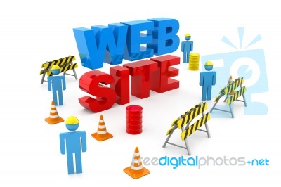 Website Under Construction Stock Image