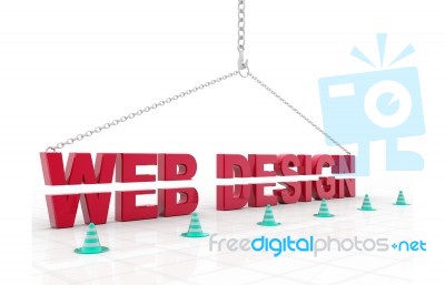 Website Under Construction Concept Stock Image