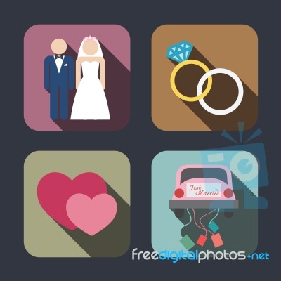 Wedding Icon Stock Image