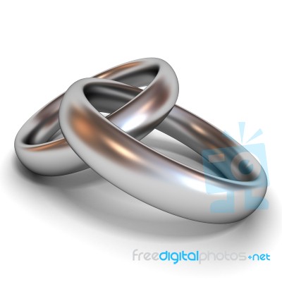 Wedding Rings Stock Image