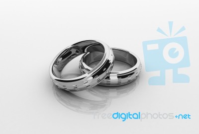 Wedding Rings Stock Image