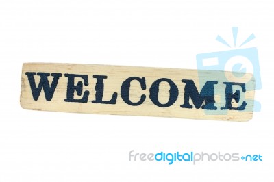 Welcome Sign Stock Photo