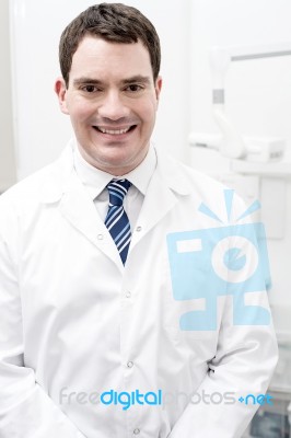 Welcome To My New Dental Clini Stock Photo