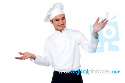 Welcome To Our Restaurant Stock Photo