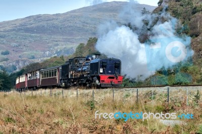 Welsh Highland Railway Stock Photo