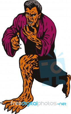 Werewolf Monster Stock Image