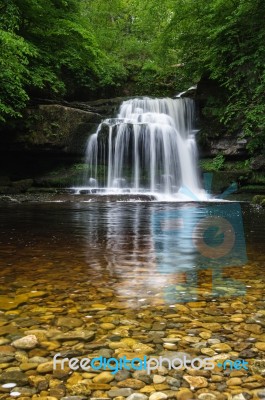 West Burton Or Couldron Falls Stock Photo