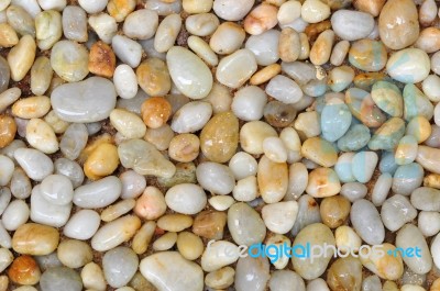 Wet Pebbles Stock Photo