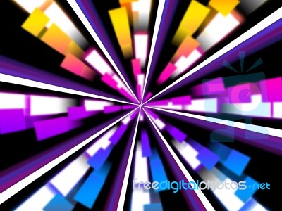 Wheel Background Means Chromatic Segments And Beams
 Stock Image