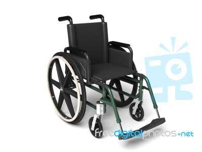 Wheel Chair Stock Photo