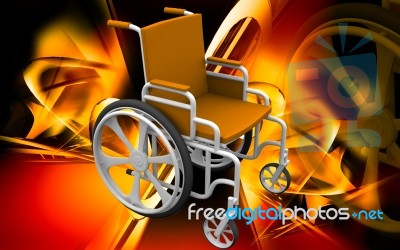 Wheelchair Stock Image